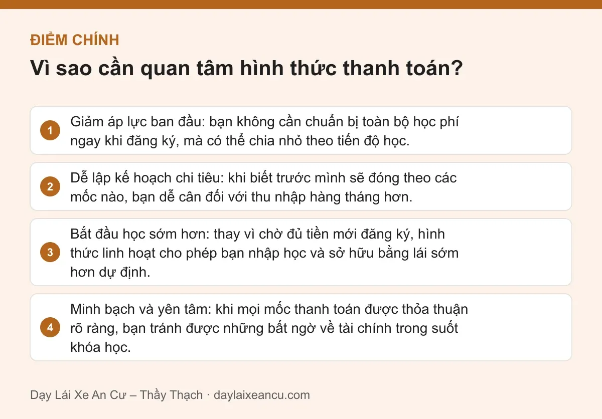 Điểm chính: Vì sao cần quan tâm hình thức thanh toán?
